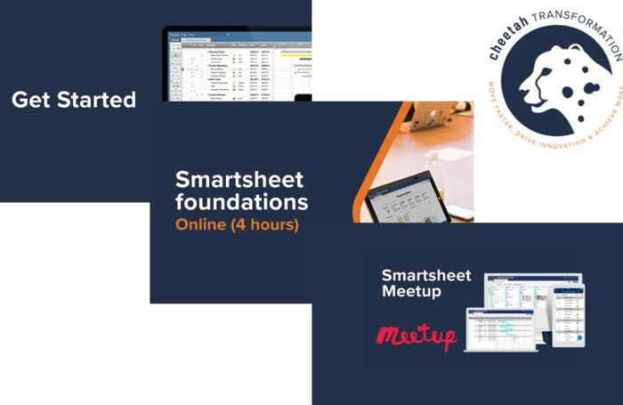 : Smartsheet training & events 2021