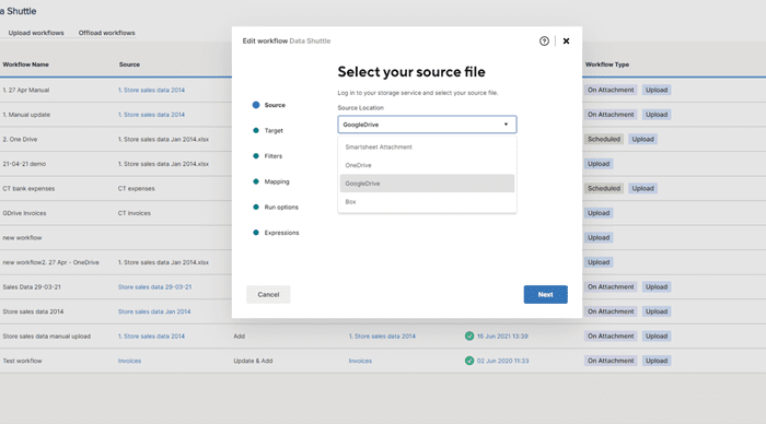 How Data Shuttle helps connect your various external systems to Smartsheet