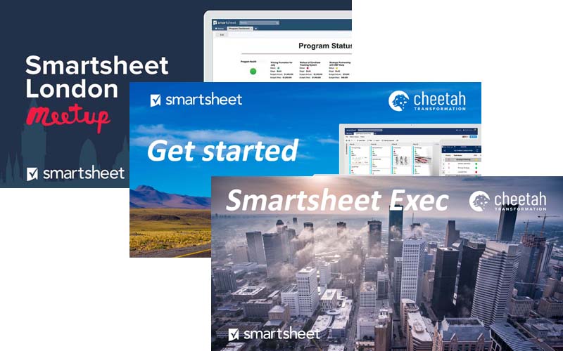 Announcing 3 new monthly Smartsheet events in London