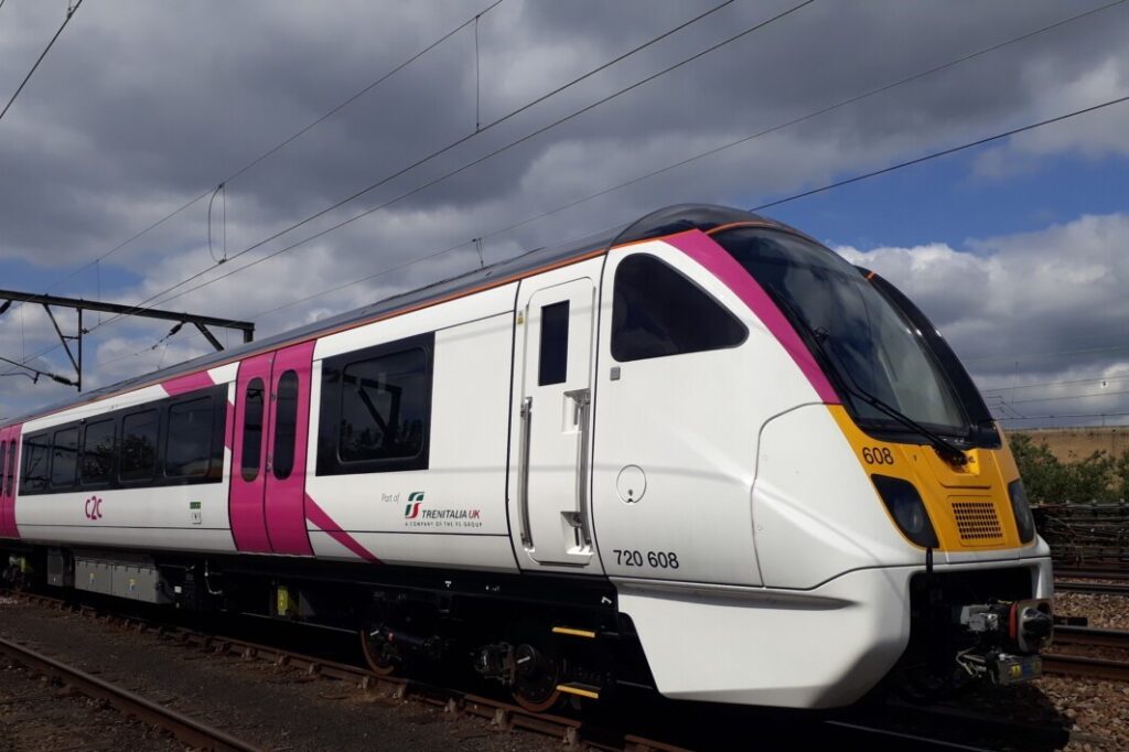 c2c train on track